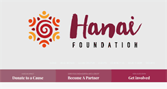 Desktop Screenshot of hanaifoundation.org