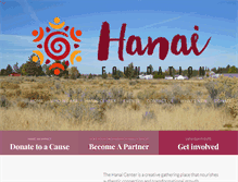 Tablet Screenshot of hanaifoundation.org